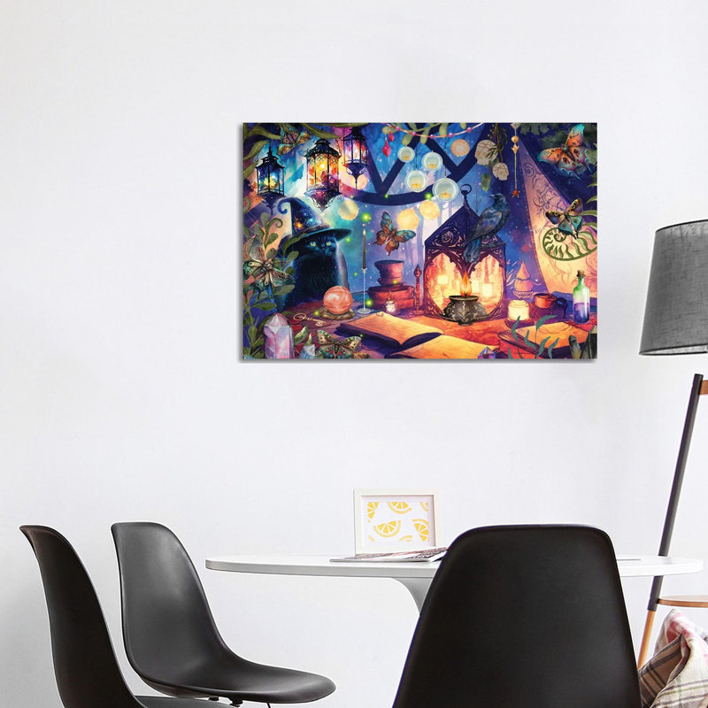Fortune Teller, Canvas, 26" H x 40" W x 1.5" D