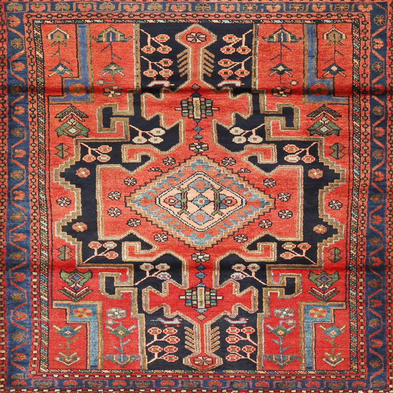 Southwestern Indoor Rug, Square 6'