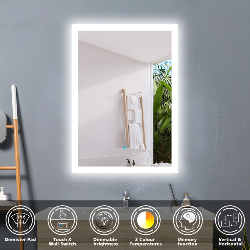 Aisla Rectangle Mirror, 70cm x 50cm