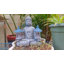 Figurine zen d'extérieur avec lumières solaires, sculpture zen pour décoration de jardin, cadeau de fête des mères