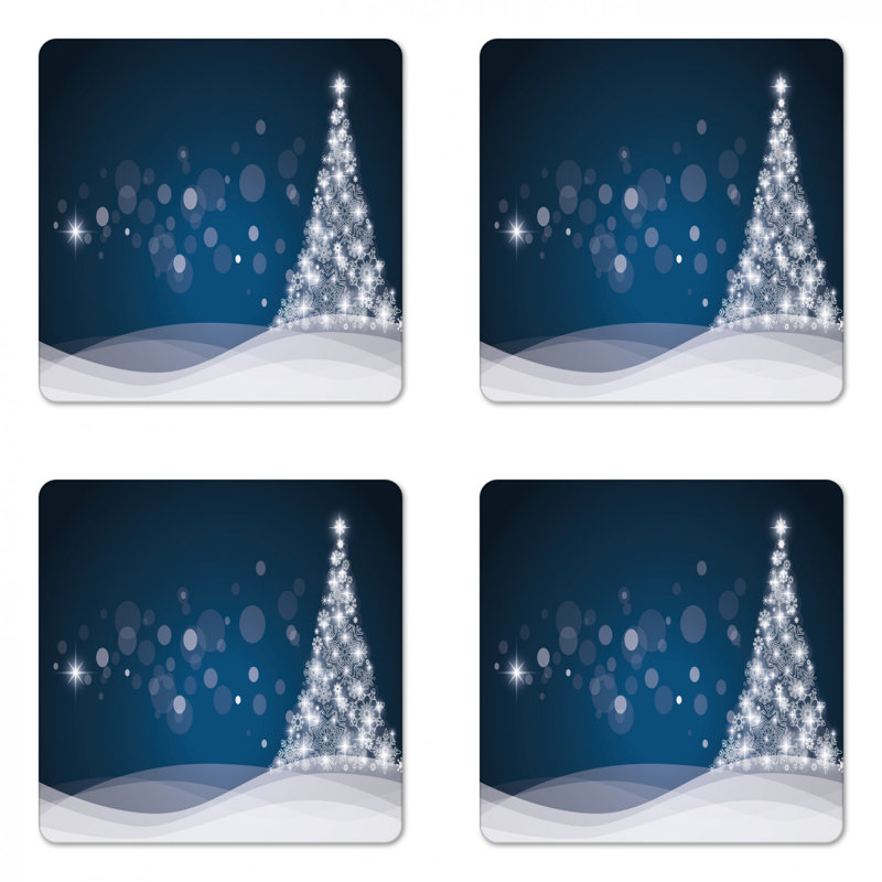 Square 4 Piece Coaster Set