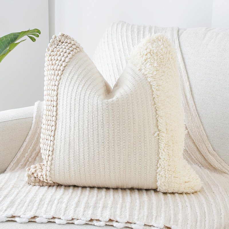 Housse de coussin carré, 18 po x 18 po