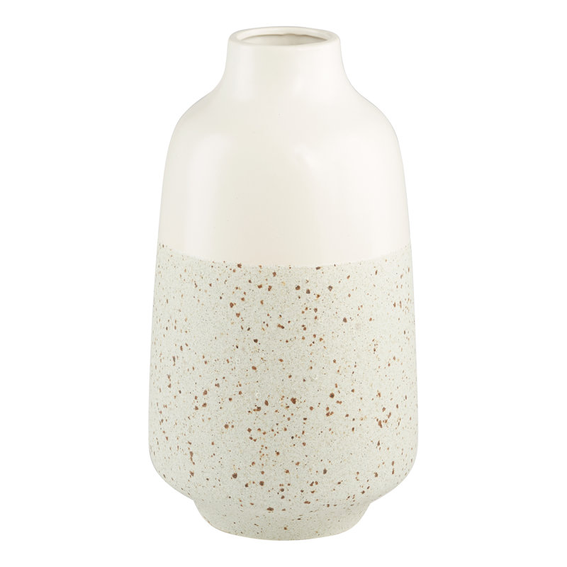Summer Shore Ceramic / Porcelain Jar, 14.25" H x 8" W x 8" D