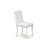 9 Piece Dining Table Set Includes a Rectangle Kitchen Table with X-Legs and 8 White Faux Leather Parson Dining Room Chairs, 40x72 Inch, Multi-Color-821668620-821668614