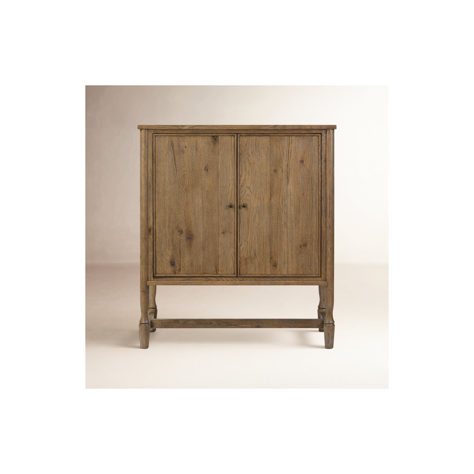 Bari Bar Cabinet, Weathered Oak