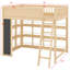 Lit mezzanine avec éclairage à DEL et tableau noir avec tablettes ouvertes et fabrication durable-1914028040-1914028043