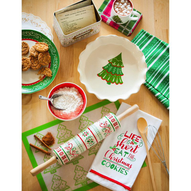 The Holiday Aisle® Kadyn Round Ceramic Baker Bakeware