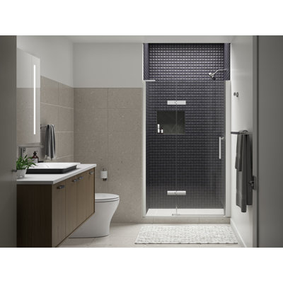 Composed Frameless Pivot Shower Door