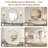 Petal-Hexagon Shaped Mirror With Gold Frame-For Bathroom, Bedroom, Living Room & Entryway Decor-1023366922-1023366920