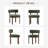 Upholstered Solid Wood Dining Chair Side Chair-1993658749