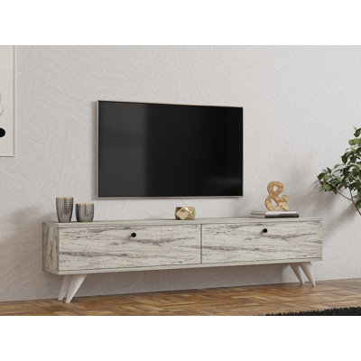 Puqa Design Unfinished TV Stand for TVs up to 70"