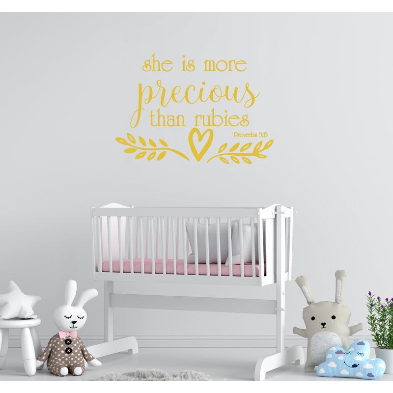 Wall Decal, 22" H x 40" W, Gold