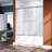 60Tub 60" X 57.5" Semi-Frameless Tub Door with Double Sliding Doors and 1/4" Tempered Glass-101989213-107962700