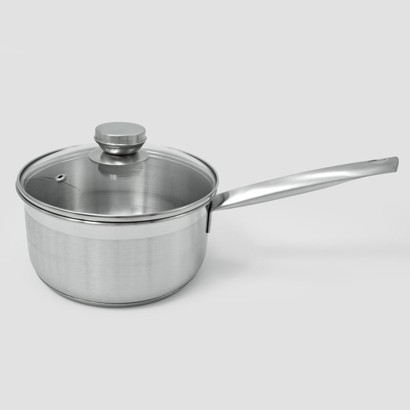 Stainless Steel (18/10) Saucepan, 2 Qt.