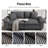 158" Modular Sectional Sofa, Comfy Cloud Couch for Living Room, 4-Seater Deep Seat Sofa with Throw Pillow-330733143-330733137-308234130