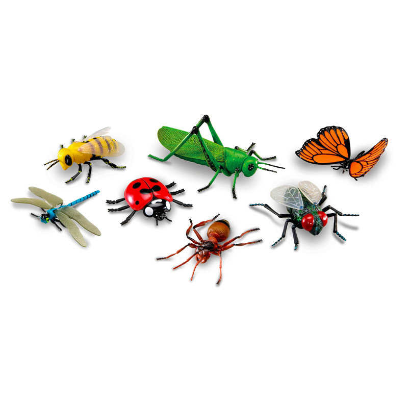Ensemble de 7 insectes géants