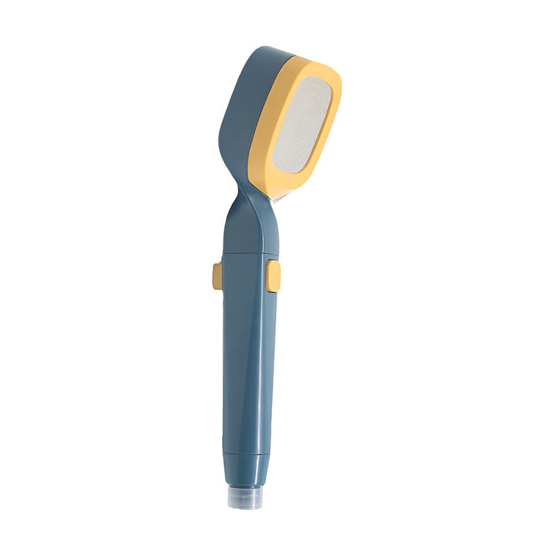 4- Handheld Pressurized Shower Head With Pause, Navy
