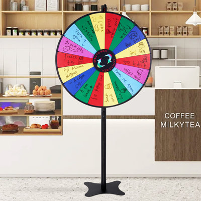 Roue de 24 pouces VEVOR, roulette de table à 14 fentes, roulette robuste