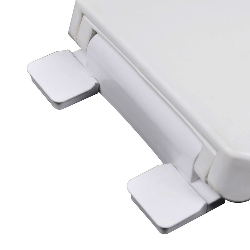 Round Toilet Seat and Lid, White