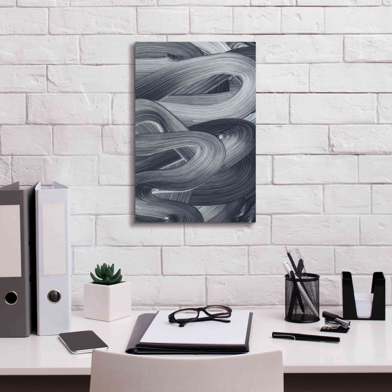 «Brushed 4» par Design Fabrikken sur toile, H 18 po x l 12 po x P 0,75 po