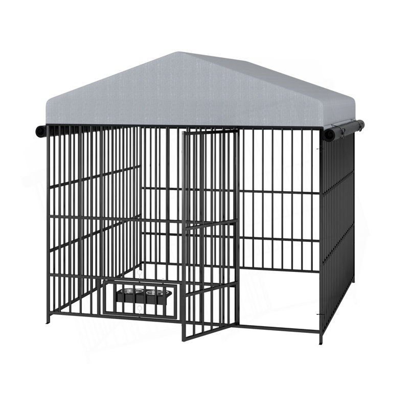 Grande cage extérieure pour chien avec enclos pour chien