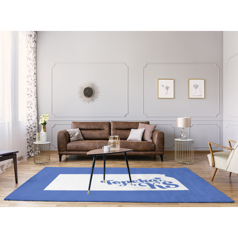 Tapis en poly-chenille topeka kansas, Rectangle 9 pi x 12 pi