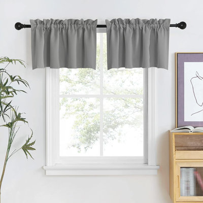 Polyester Blackout Rod Pocket Valance