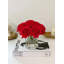 Real Touch Rose Arrangement In Glass Vase-2122253335