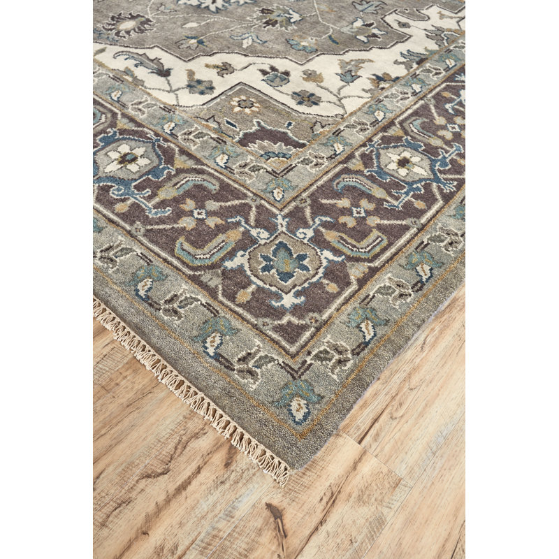 Flaxberry Wool Oriental Indoor Rug, Runner 2'6" x 8'