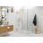 Illume 50 in. x 36 in. x 78 in. 90-degree Fully Frameless Wall Hinged Glass Shower Enclosure-90625538