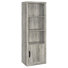 Burke 3-Piece TV Entertainment Center Fits 75-Inch TVs Grey Driftwood