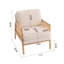 Wood Frame Upholstered Armchair Accent Chair-370822828-370822803
