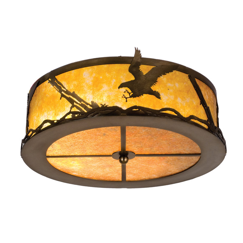 Rustic Lodge 2 - Light Flush Mount