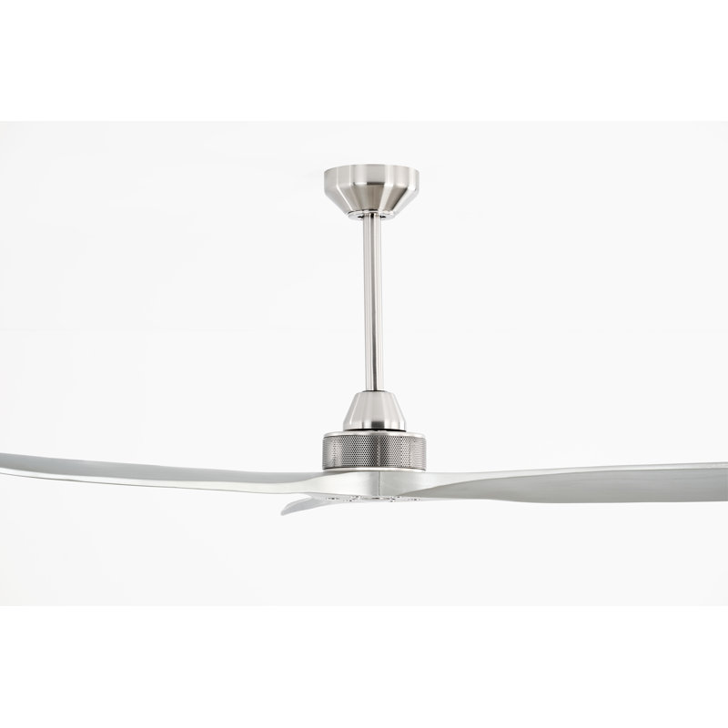 Hexanova Smart Ceiling Fan, 52", Brushed Steel
