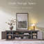  Meuble télé Abarca 70 po avec armoires de rangement et tablettes réglables avec cascade incurvée Abarca-2145556494