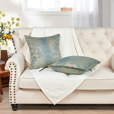 Housse de coussin jacquard chenille jacquard chenille