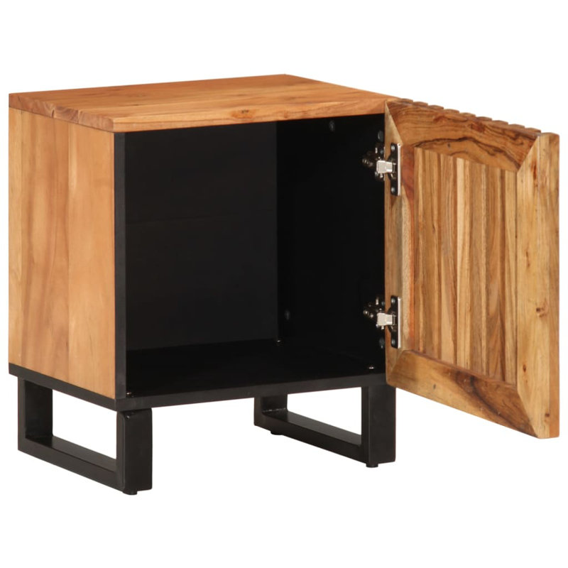 Vidaxl Bedside Cabinet 40X34x46 Cm, Brown, Set of 2