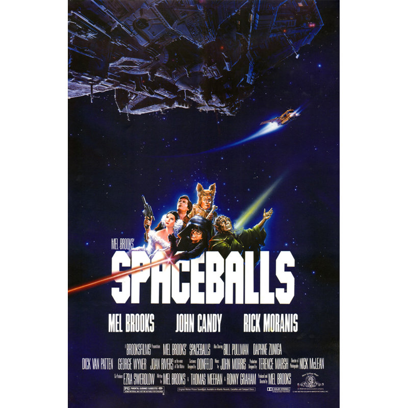 Spaceballs, H 18 po x l 12 po