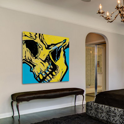 «Skull 1» par Josh Ruggs - peinture sur toile tendue