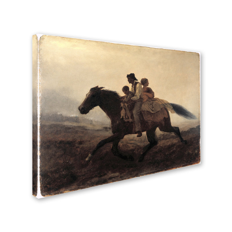 «A Ride For Libertythe Fugitive Slaves», reproduction sur toile tendue, H 14 po x l 19 po
