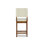 Upholstered Counter Stool with Solid Wood Frame-52517047-52517034