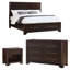Ensemble de chambre configurable avec lit plateforme et rangement Alysianna