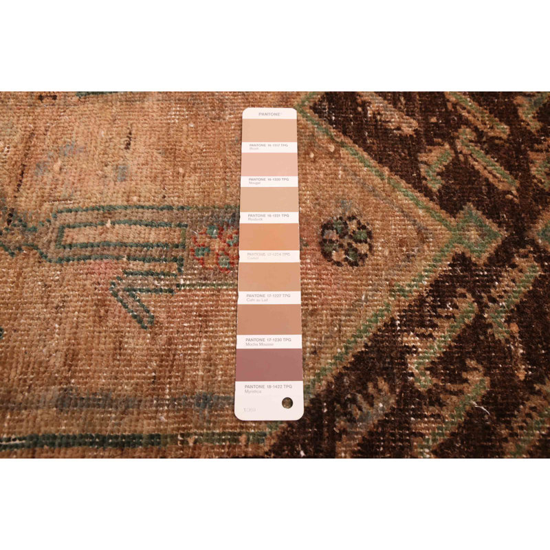 Tapis brun Antalya Vintage 4 pi 11 po x 10 pi 7 po