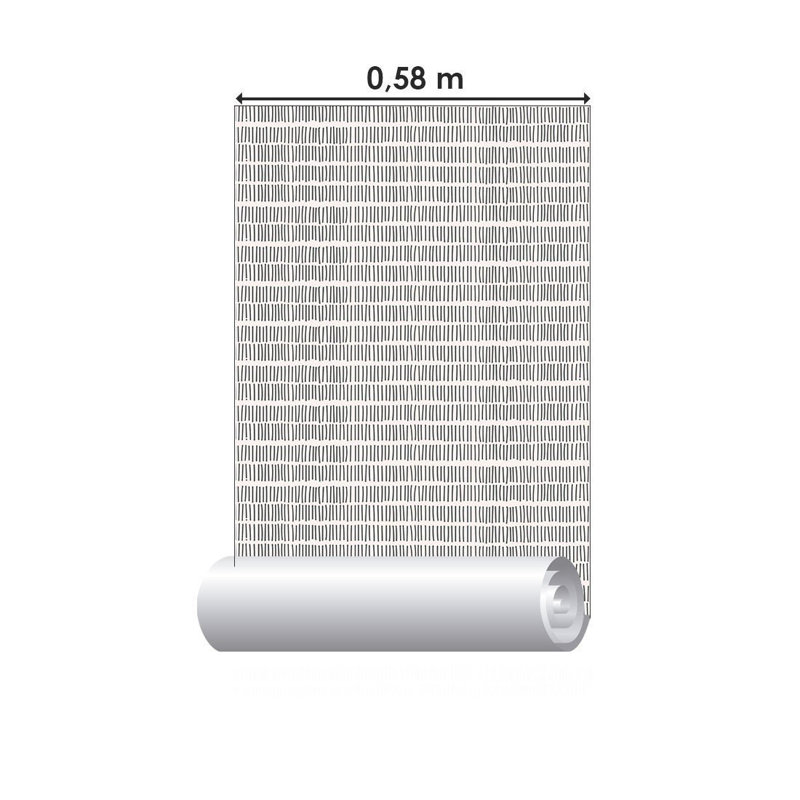 Rouleau de papier peint adhésif lisse L 126 po x l 24 po Vicolo