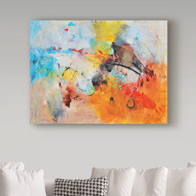 Christale «Abstract Colors», reproduction de peinture acrylique sur toile tendue