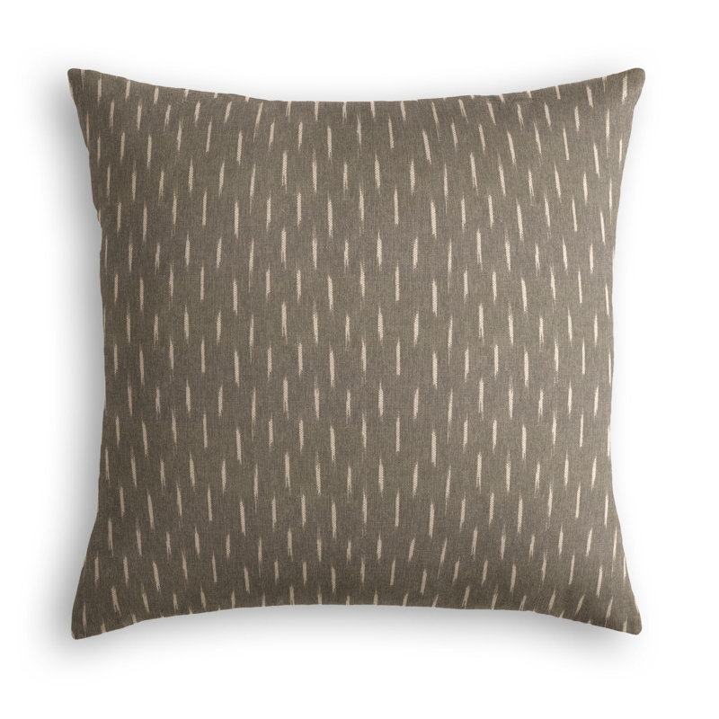 Abstract Cotton Blend Reversible Throw Pillow, 20" x 20"