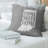 Cotton Blend Reversible Throw Pillow