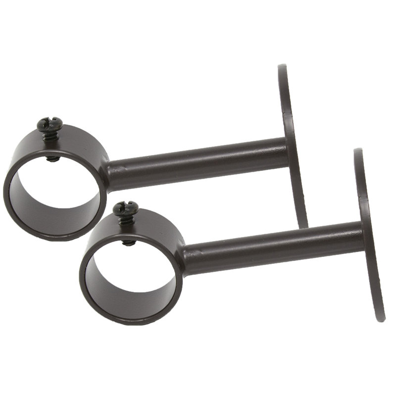 Support de fixation pour porte d'entrée, Bronze, H 3,25 po x l 3,125 po x P 3,125 po