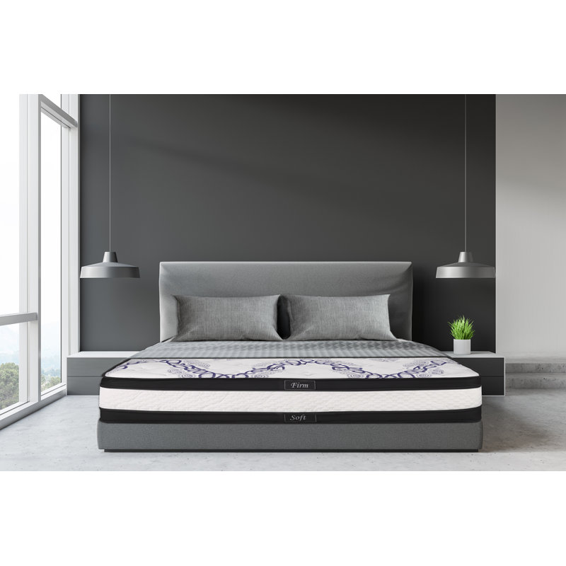 Matelas en mousse viscoélastique gélifiée ferme de 12 po Euphoria, Très grand