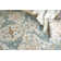 Exquisite Rugs Claremont Oushak Handmade Hand-Tufted New Zealand Wool On Canvas Ivory/Light Blue Area Rug